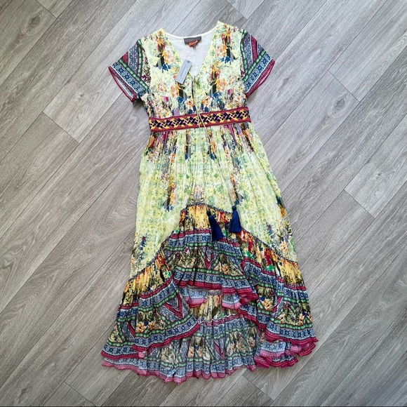 Anthropologie Dresses & Skirts - NWT Bhanuni by Jyoti Arianna Floral High Low Boho Midi Dress